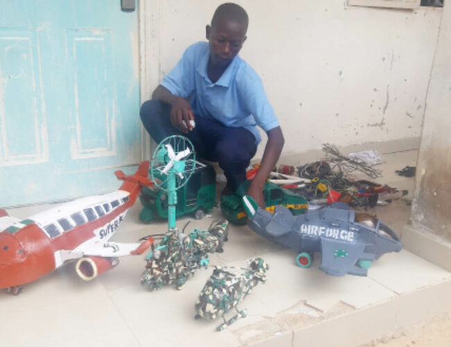 Meet Maiduguri teenage IDP who built military jet prototype