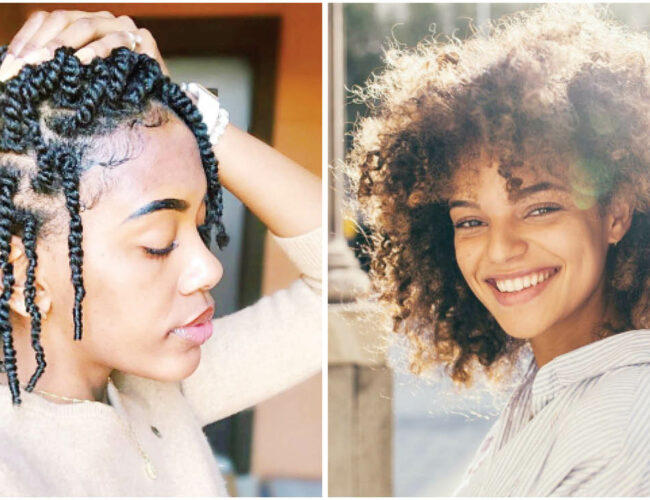 Steps for building a natural hair