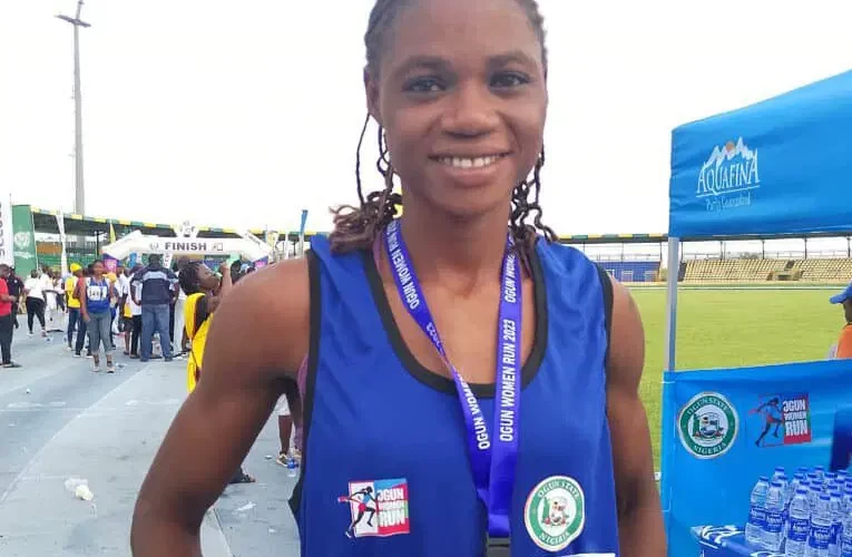 16-Year-Old Athlete wins 5km Ogun women run