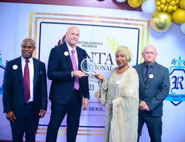 Regent School wins best UK school award in West Africa