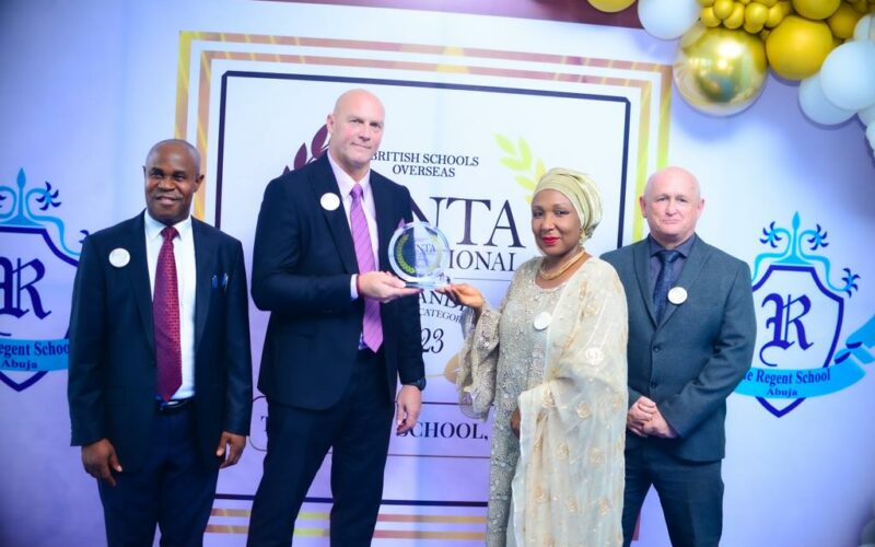 The Regent School in Nigeria has been adjudged as an outstanding school by a team of British Schools Overseas (BSO)