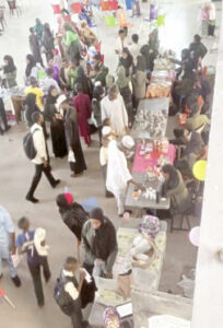 Students of Sheikh Abubakar Gummi Academy during Science exhibition and trade fair 