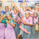 Students during the event to mark International Day of the girl child in Lagos