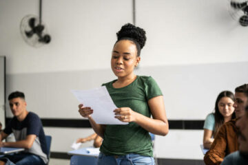 Speech by student representative council leader