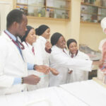 Students at Lead British International School, Abuja during their Biology Class