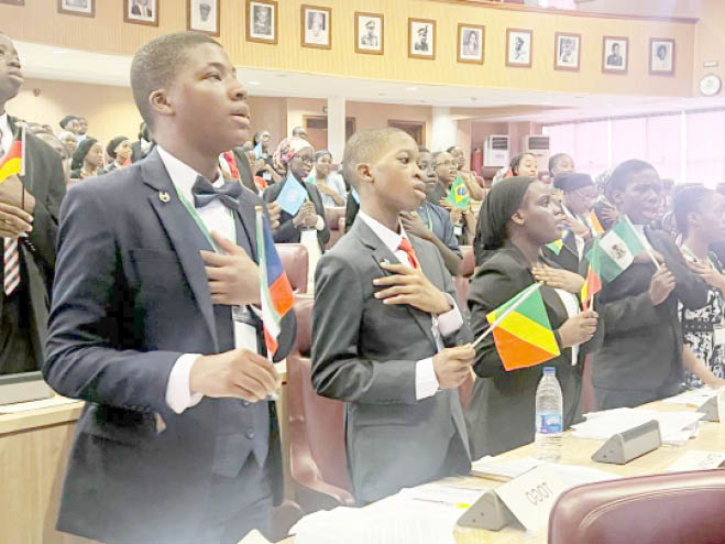 Students-of-Lead-British-International-School-at-The-African-Future-Trust-account-Model-United-Nations-TAFMUN-Conference-in-Abuja-recently